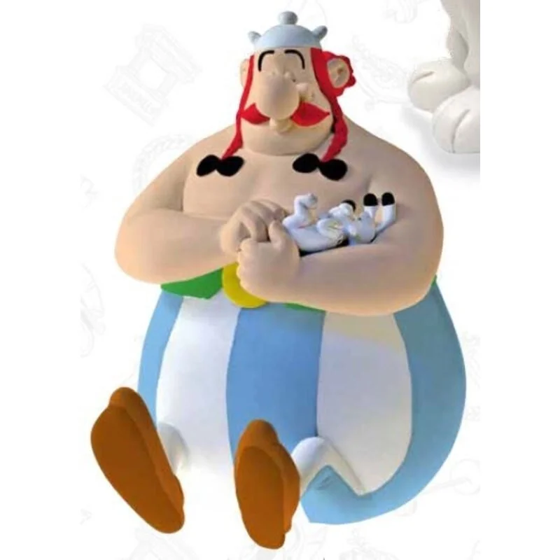 Figurine Astérix: Obelix et Dogmatix Coin Bank