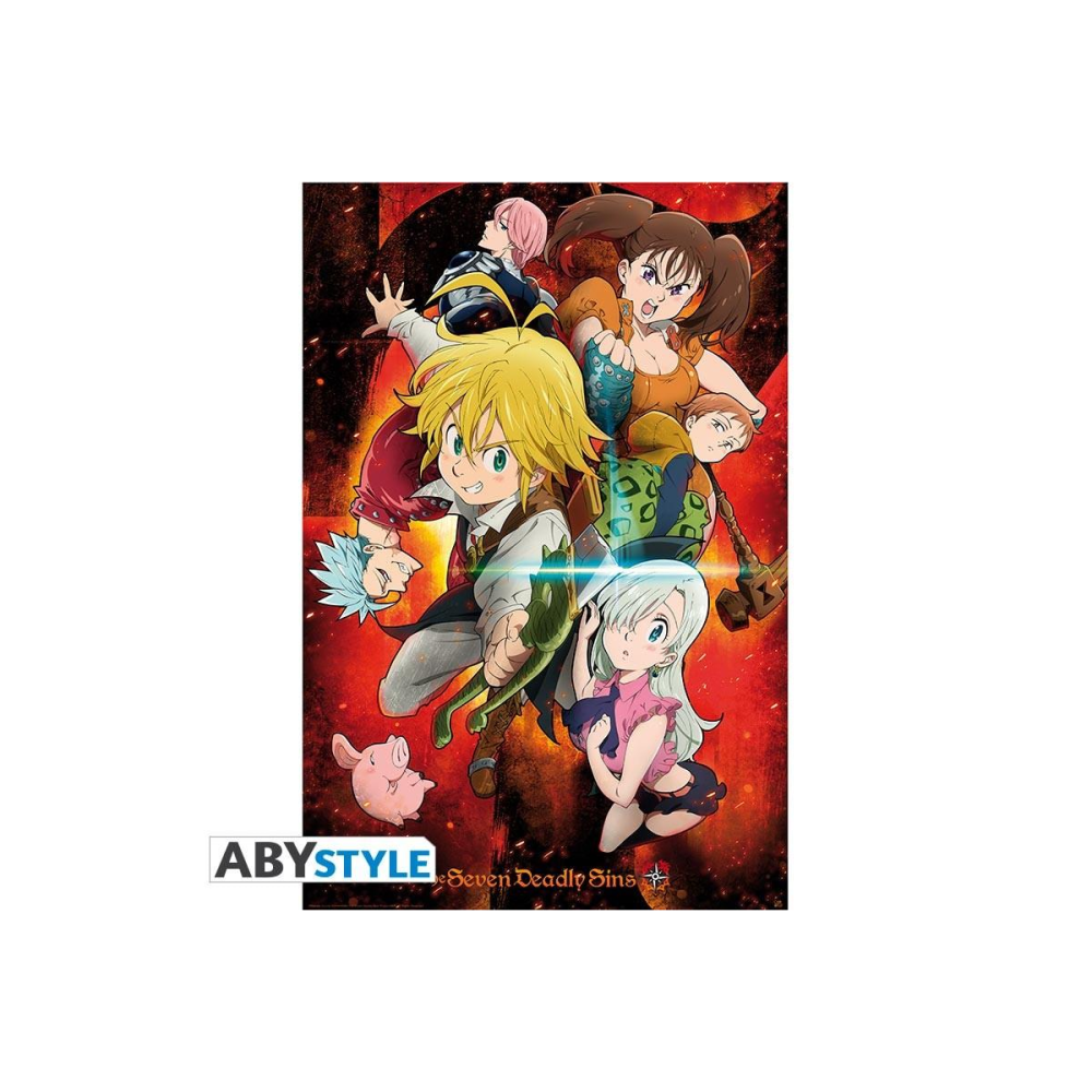 SEVEN DEADLY SINS - Personnages - Poster '91x61cm'