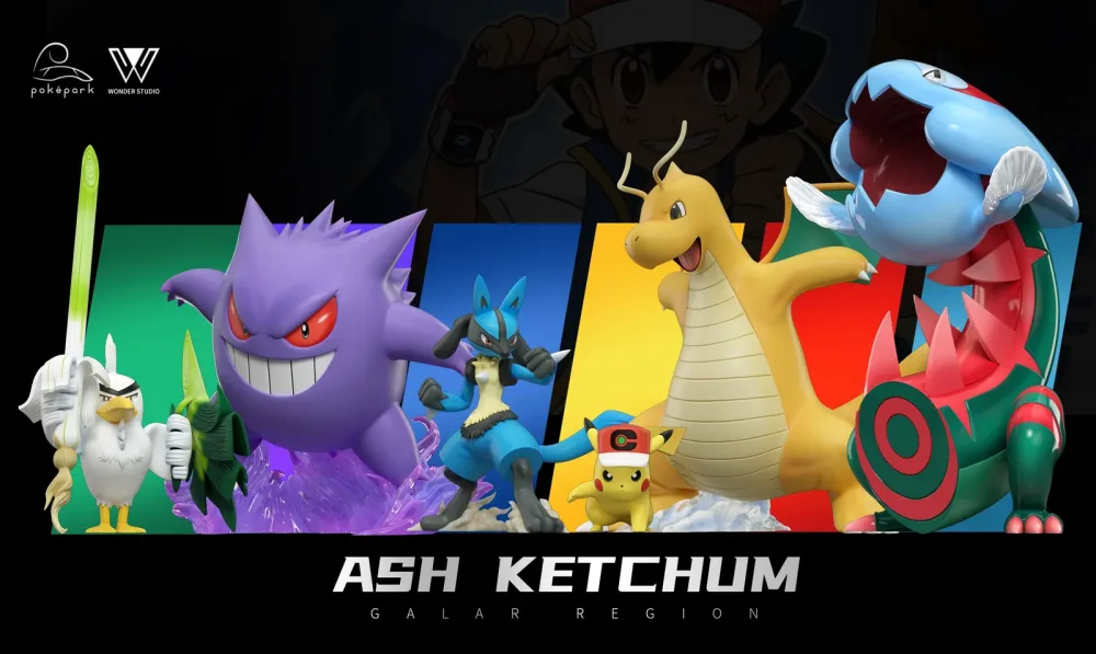 [PREORDER] 1/20 Scale World Figure [WONDER] – Galar Set (Pikachu & Sirfetch’d & Gengar & Lucario & Dragonite & Dracovish)