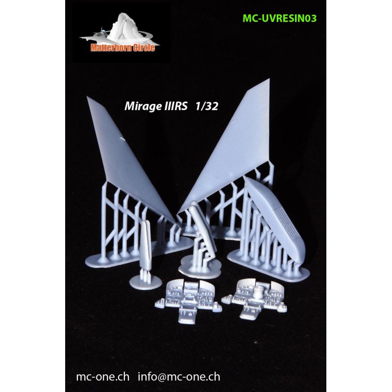 Accessoire Dassault Mirage IIIRS CONVERSION TARDIVE échelle 1/32
