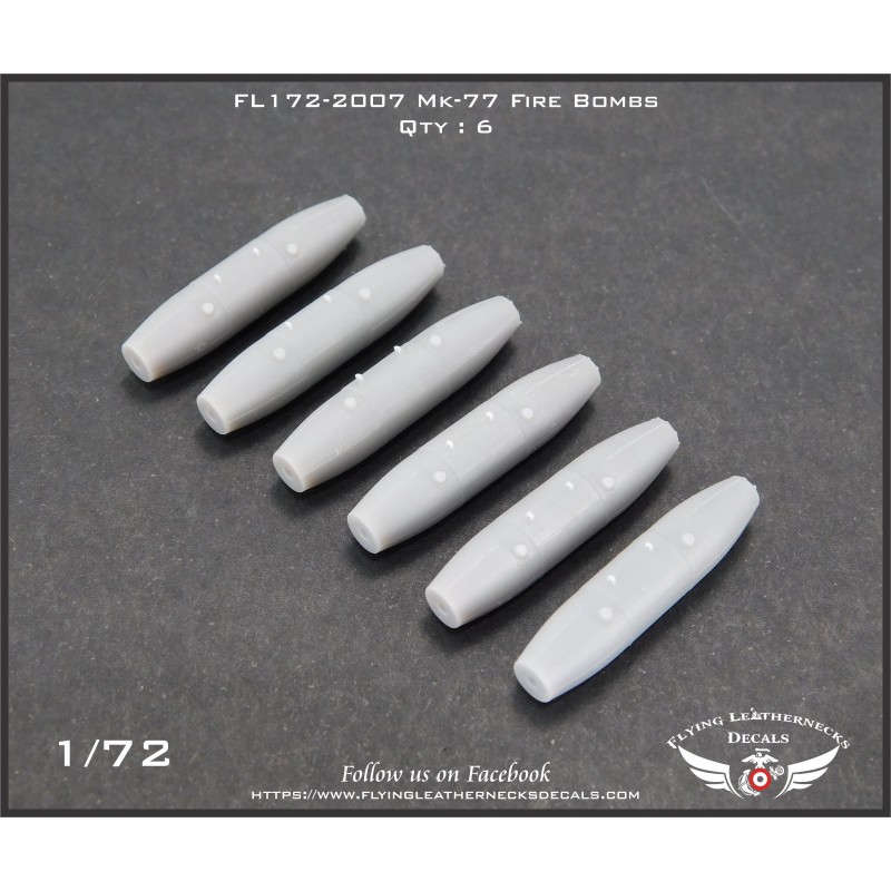 Accessoire Bombes incendiaires Mk-77 (6) Résine 3D