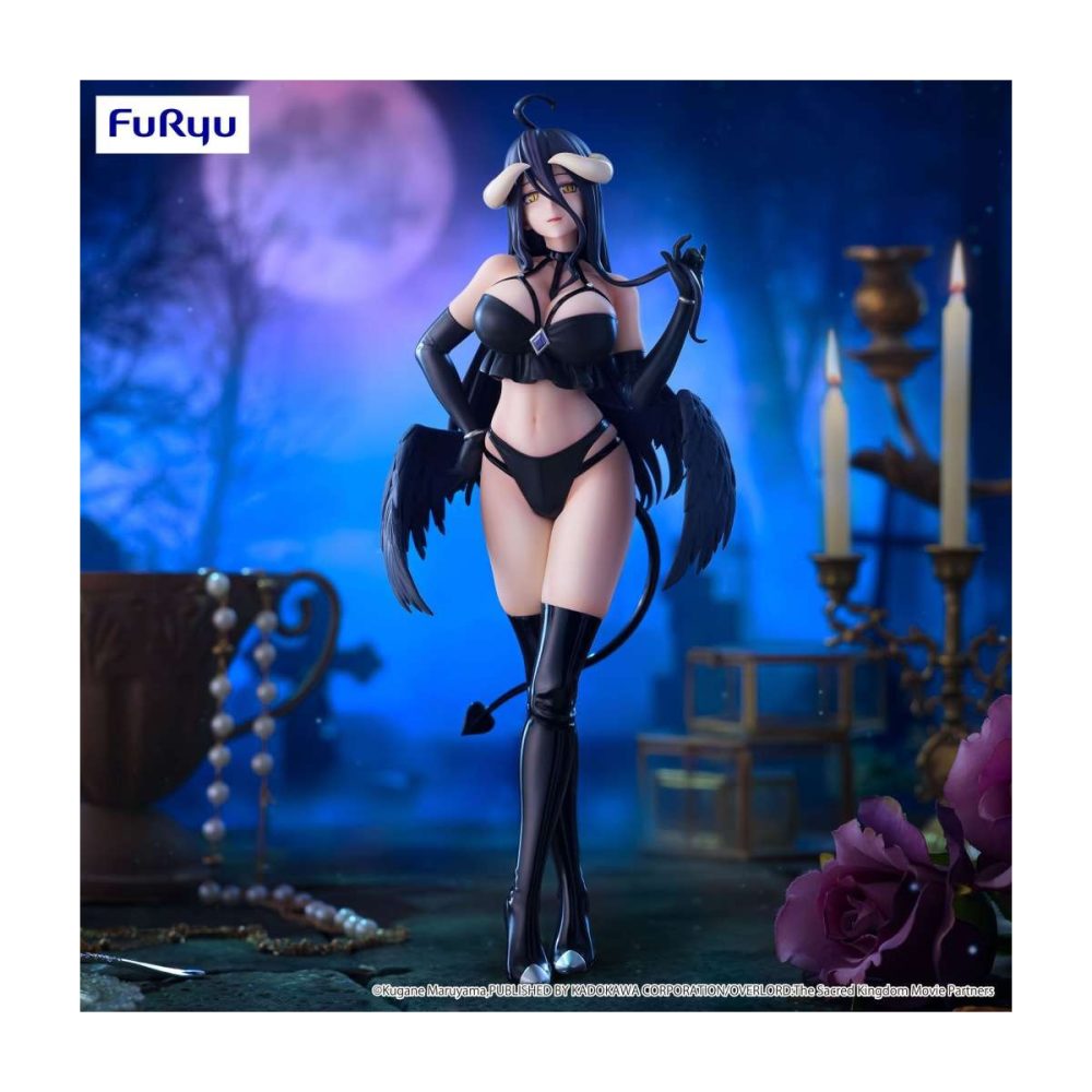 Figurine Overlord Albedo Bicute Bunny Dark - 25cm Résille