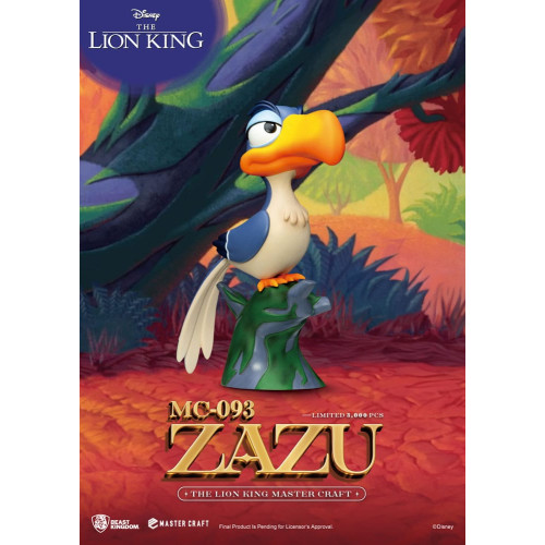 Disney statue Master Craft Le Roi Lion Zazu 20 cm - BEAST KINGDOM