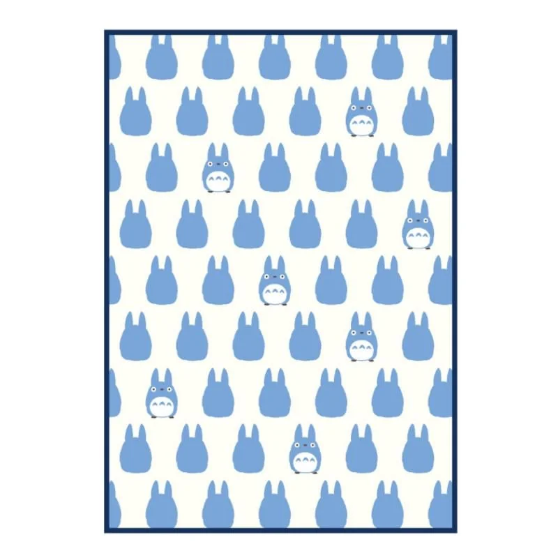 MON VOISIN TOTORO - Totoro Bleu - Grande Couverture 200x140cm