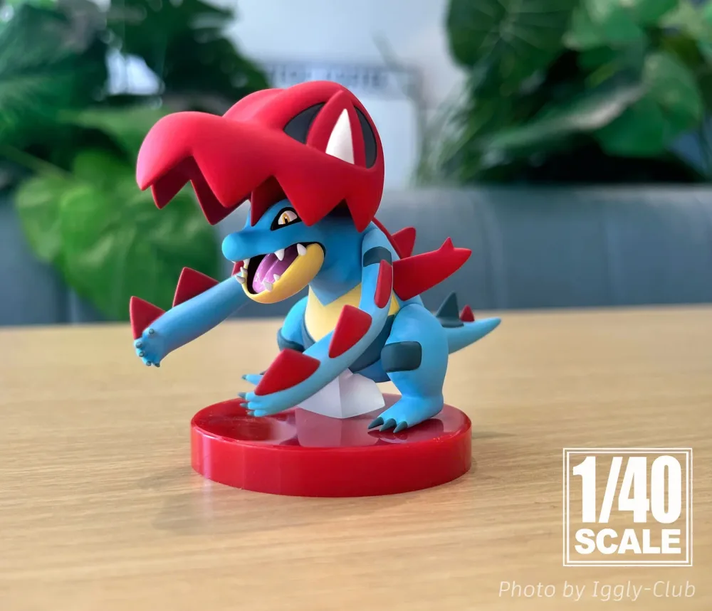 [PREORDER] 1/40 Zukan Figure [IGGLY] – Mega Feraligatr