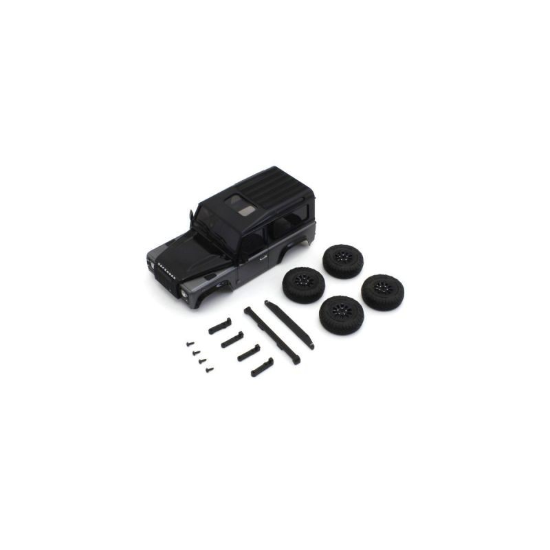 Carosserie Carrosserie Land Rover Defender 90 Gray Mini-Z 4X4 MX01