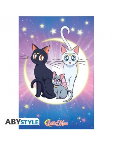 Poster – SAILOR MOON – "Luna, Artemis & Diana" (91.5x61)