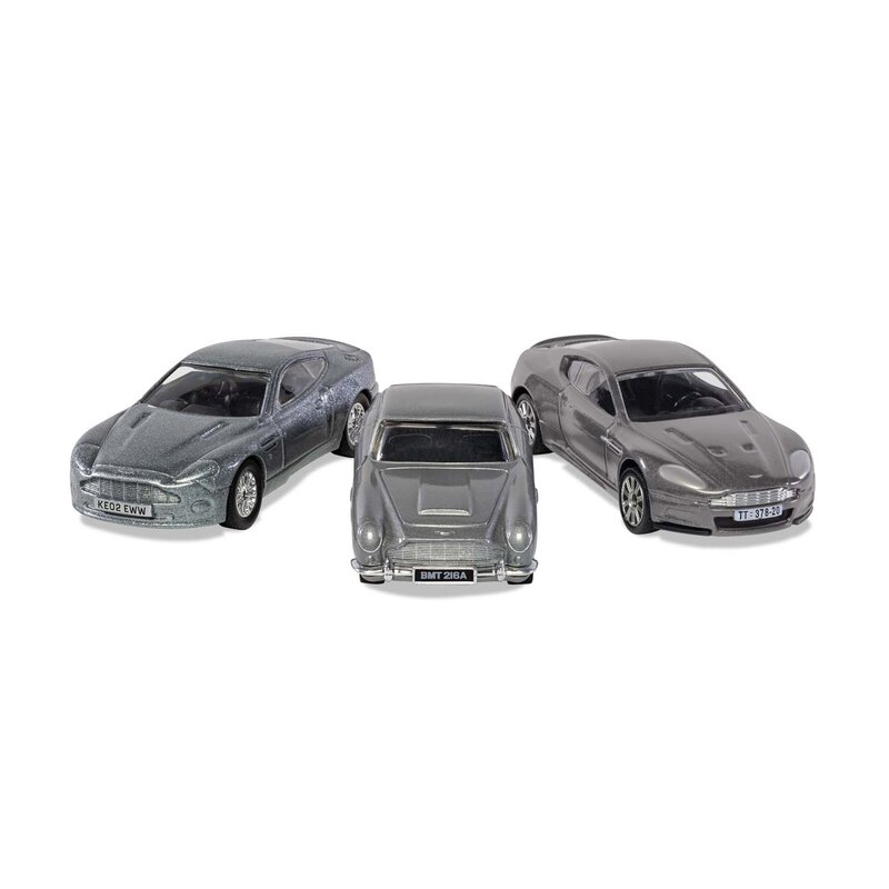 Miniature tv Collection James Bond Aston Martin (V12 Vanquish, DB5, DBS)