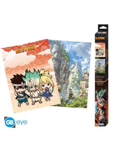 DR STONE – Poster – Set 2 Chibi – Artworks (52x38)