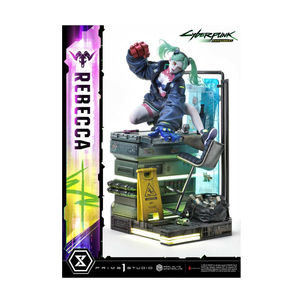 Cyberpunk: Edgerunners - statuette Real Elite Masterline Series 1/4 Rebecca 54 cm