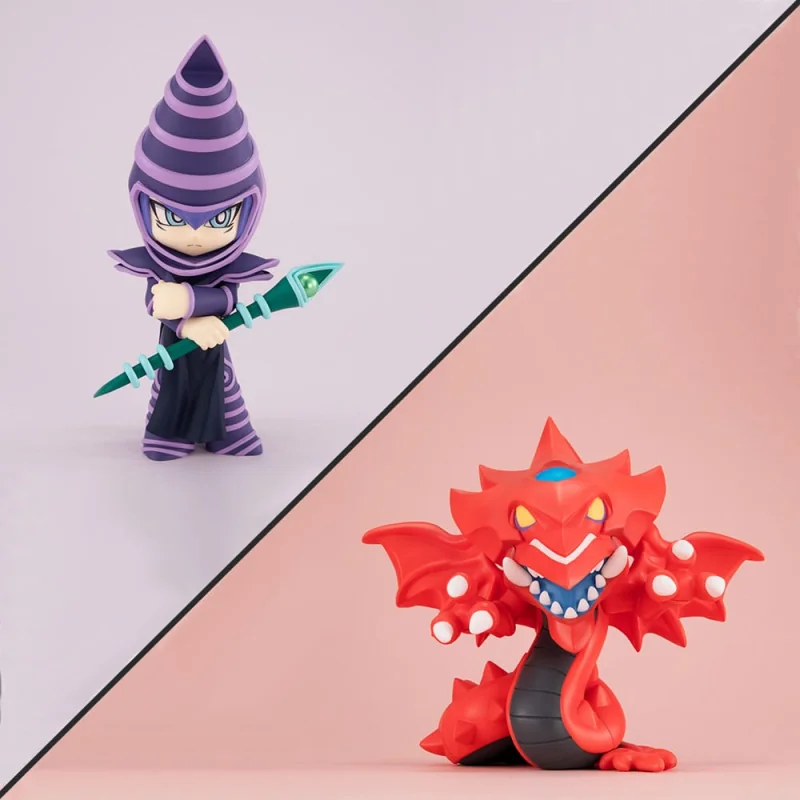 Figurine Yu-Gi-Oh! Duel Monsters Megatoon Slifer the Sky Dragon & Dark Magician (with gift)