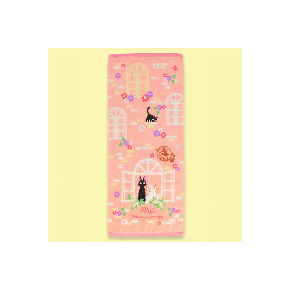KIKI LA PETITE SORCIERE - Douce Rose - Serviette Natsu 34x80cm