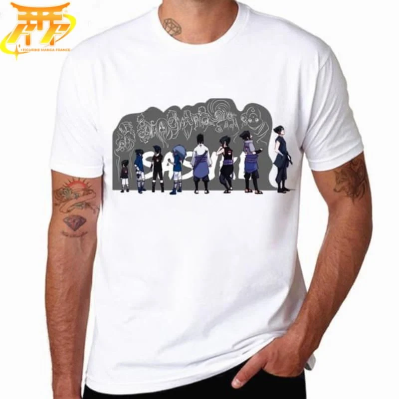 T-Shirt Sasuke "Évolution" - Naruto Shippuden™