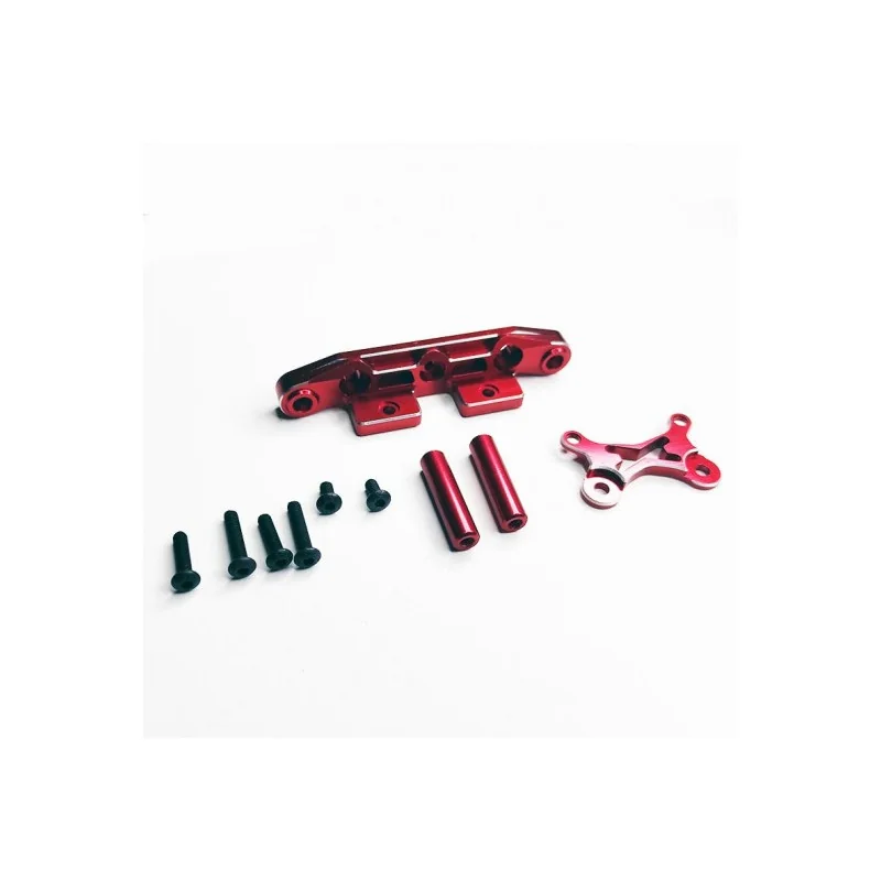 Pièce pour voiture électrique Cale de fixation Alu rouge Gunner MT 6S