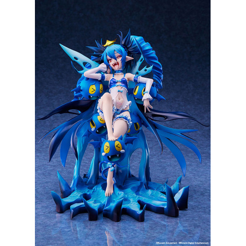 Bombergirl statue 1/7 Aqua Lewysia Aquablue Vampire Negligee Ver. 25 cm - Amakuni