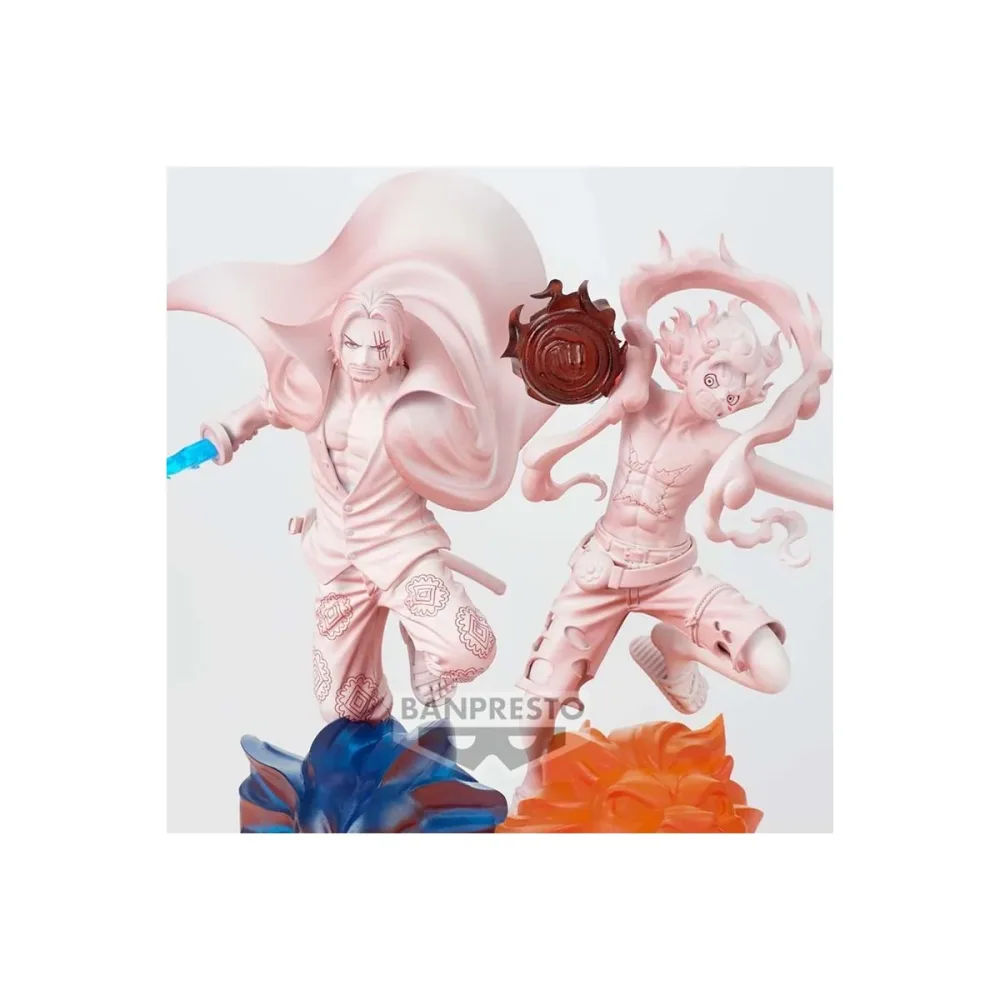 One Piece - Set 2 Figurines Luffy Gear 5 et Shanks