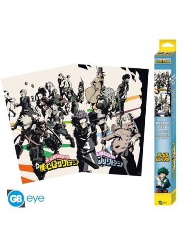 Poster – MY HERO ACADEMIA – Set 2 Chibi 52x38 – Heroes/Villains