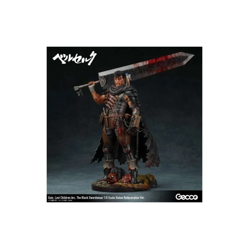 Figurine Berserk Guts Black Swordman Lost Children Arc Redeco 1/6 Scale Statue
