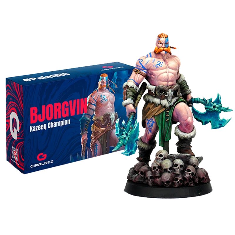 Figurine AG MINIATURES BJORGVIN BARBARIAN 32mm