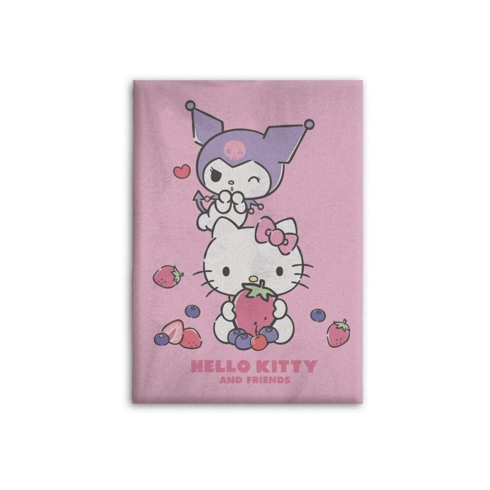 HELLO KITTY - Hello Kitty and Friends - Plaid en polaire 100x140cm