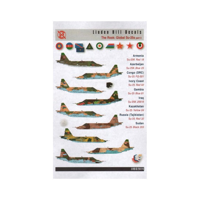 Décal International Sukhoi Su-25K La Tour Partie 3 (9)