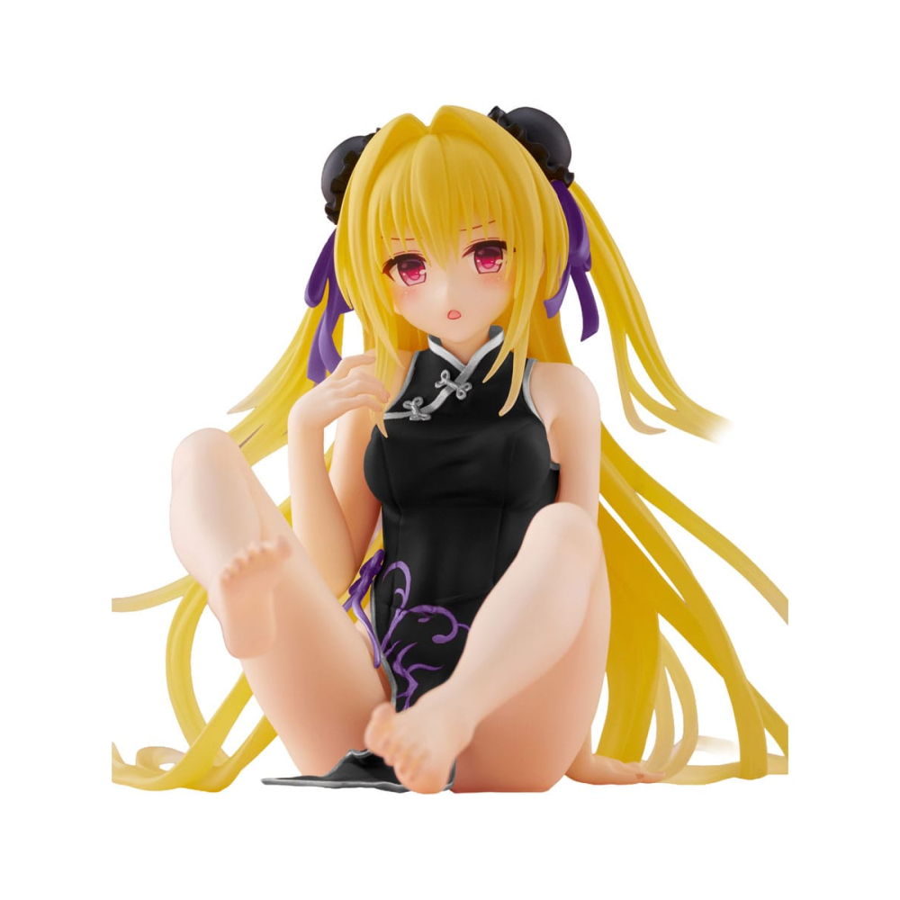 To Love-Ru Darkness Figurine Desktop Cute Figure Golden Darkness (China Dress Ver.) Renewal 13 cm