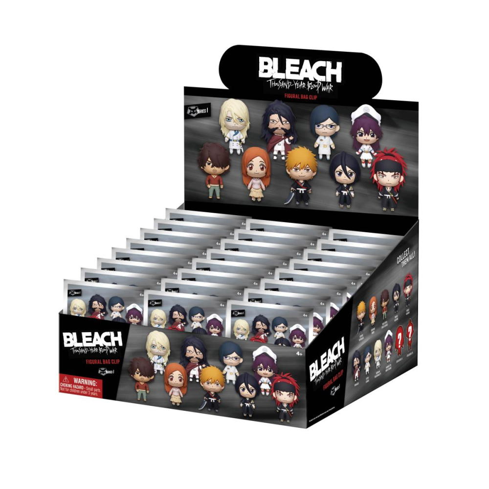 BLEACH TYBW - Series 1 - 3D Foam Bag Clip (Display 24 Pcs)