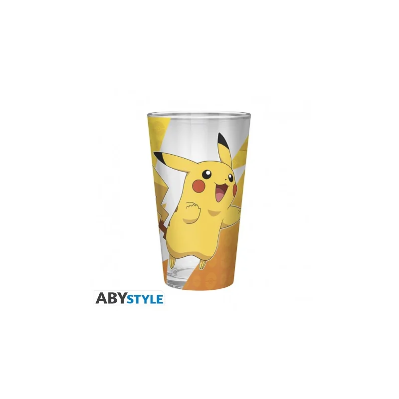 POKEMON - Verre XXL - 400 ml - Pikachu effet métal