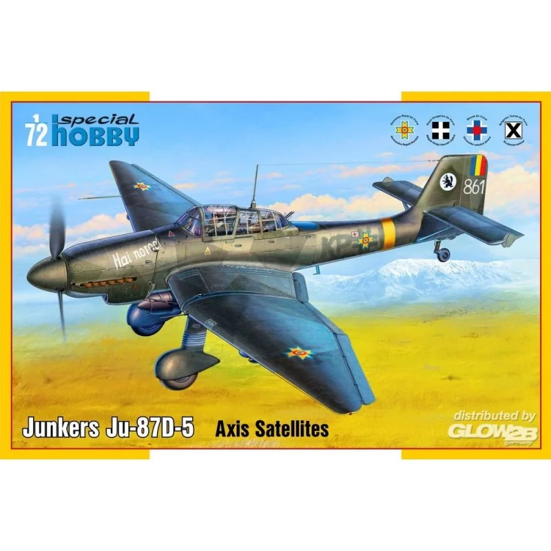 Maquette Junkers Ju-87D-5 Axe Satellites