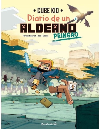 MINECRAFT DIARIO DE UN ALDEANO PRINGAO COMIC 6Desconcierto en el End – Comic