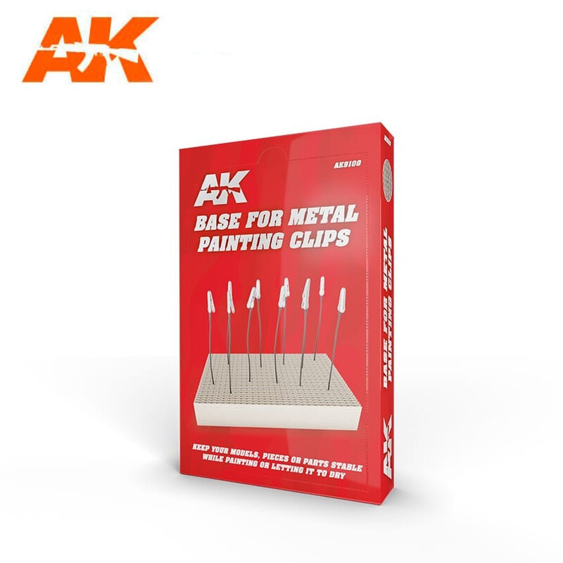 Base pour clips de peinture en métal