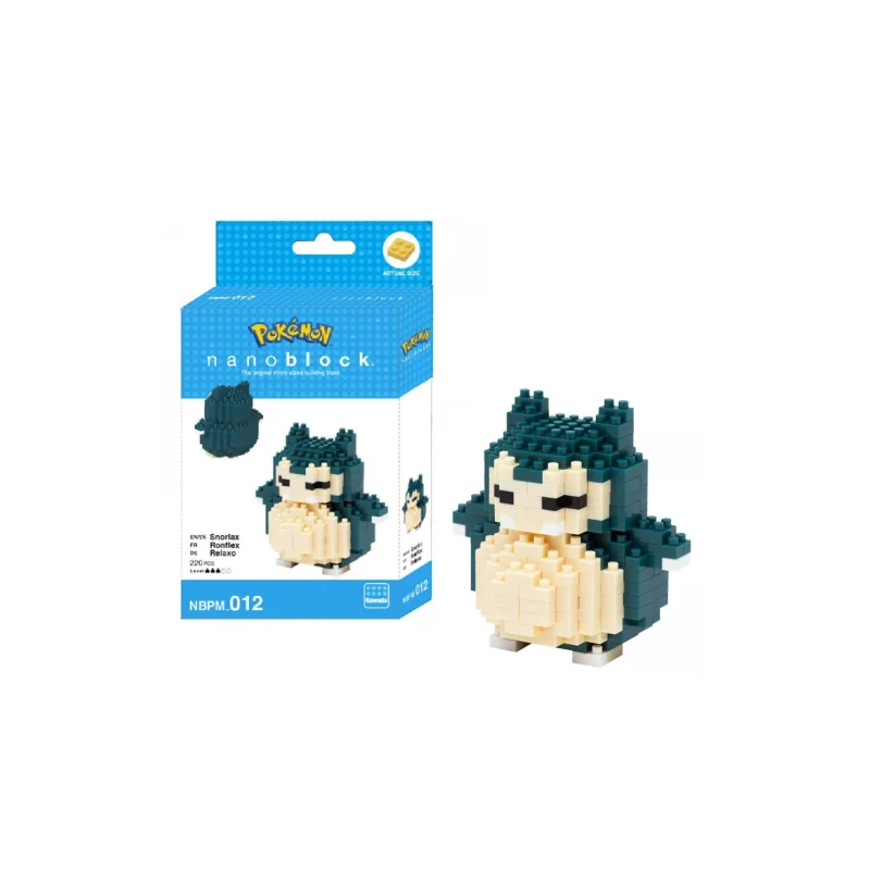 POKEMON - Ronflex - Figurine Nanoblock 10cm