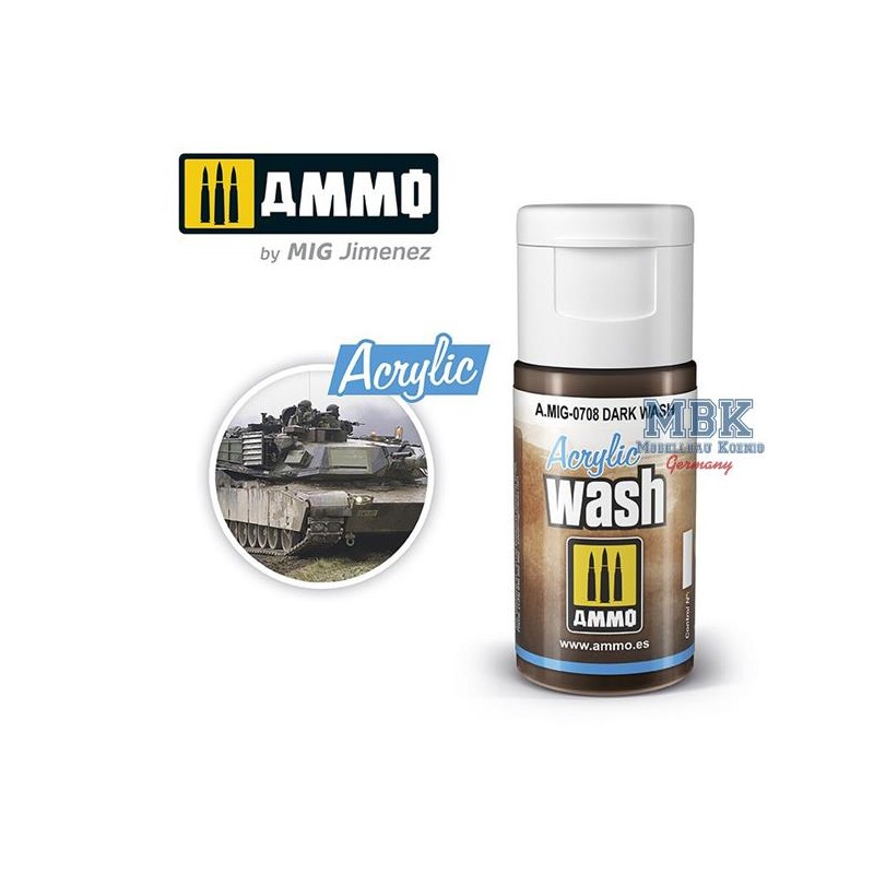 LAVAGE ACRYLIQUE Lavage foncé