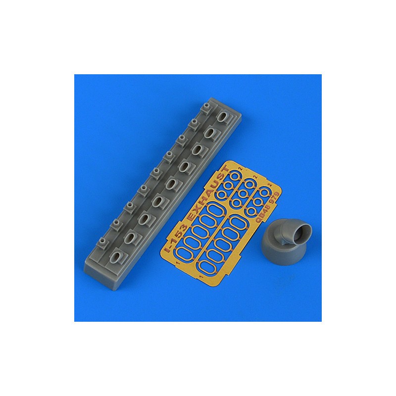 Accessoire Échappement Ilyushin I-153 Chaika (conçu pour être utilisé avec les kits ICM)