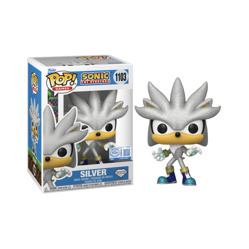 Figurine Pop SONIC - POP Games N° 1103 - Silver (Diamond)
