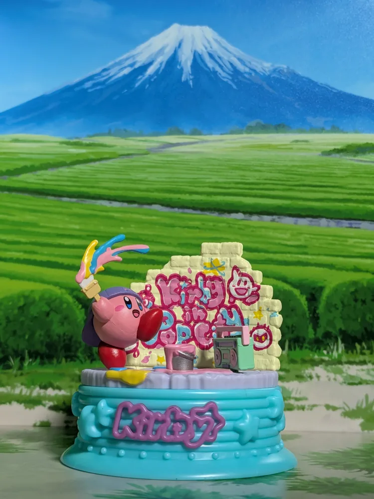 Re-Ment – Kirby in Pop City!! · Graffiti avec une peinture spéciale