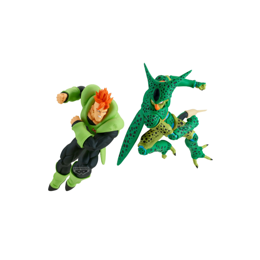 Dragonball Z Match Makers Figurine Android 16 et Cell Set
