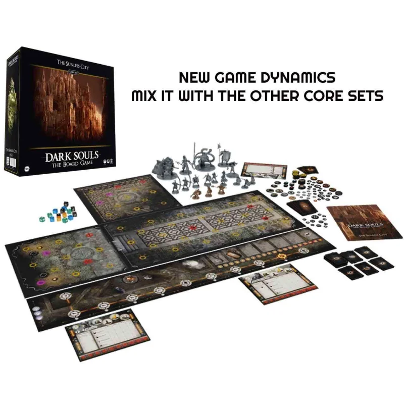 Jeu de plateau Dark Souls: The Board Game - The Sunless City Core Set